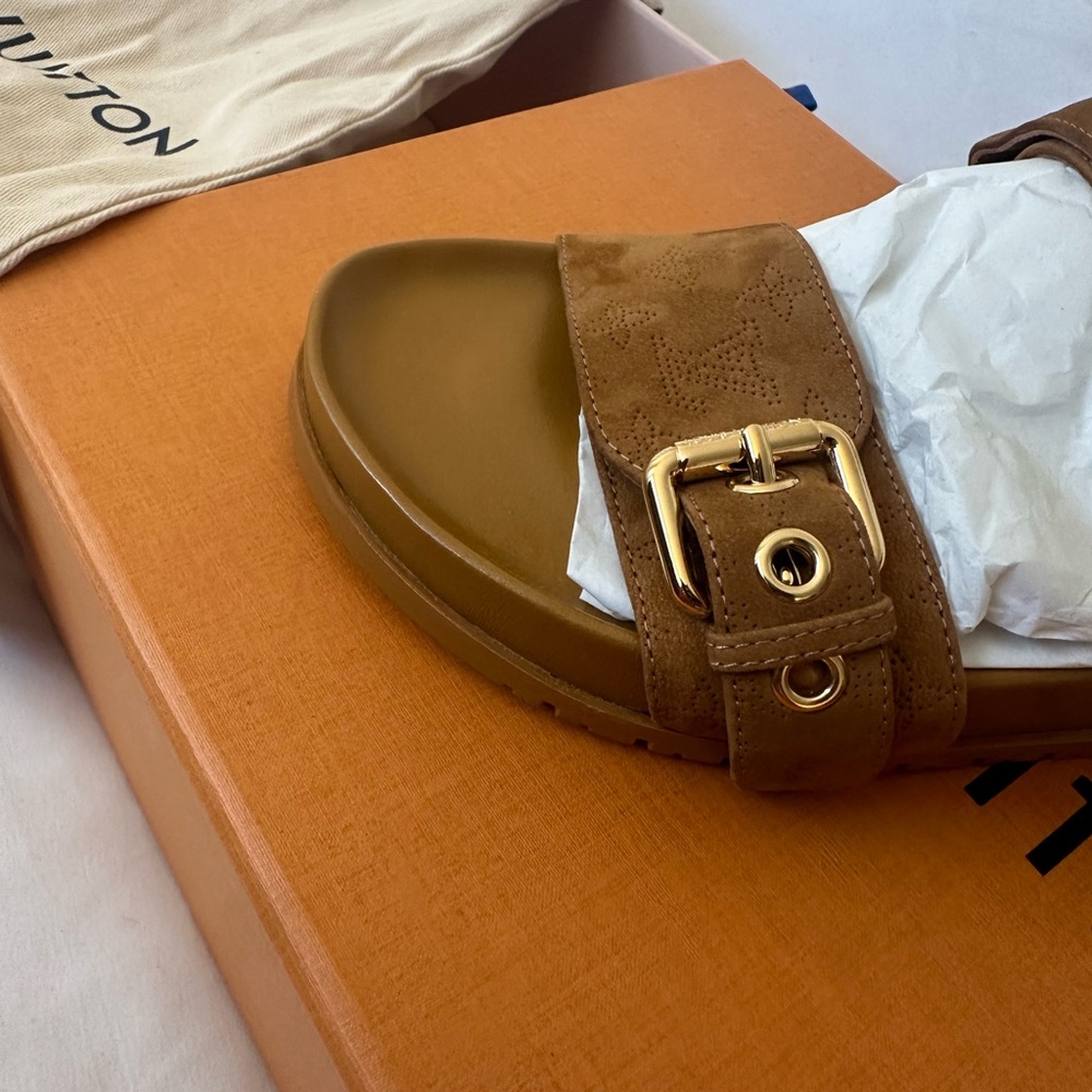 LV bom Dia Flat Comfort Mule - Picture 5 of 10